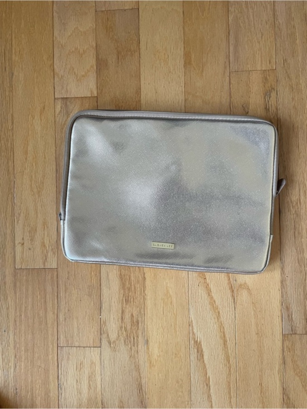 Dabney Lee Metallic Gold Computer Sleeve 14"x10"